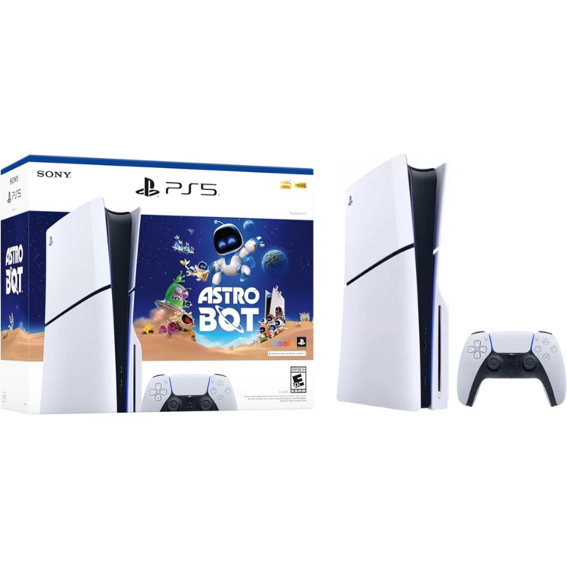 Consola Sony PlayStation 5 Slim CFI-2015 Disk 1TB SSD Astro Bot Bundle - White/Black